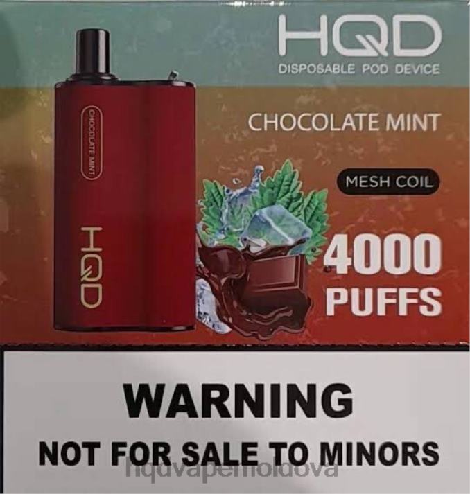 HQD BOX 4000 pufuri ciocolată mentă 4864Z111 HQD Vape Moldova