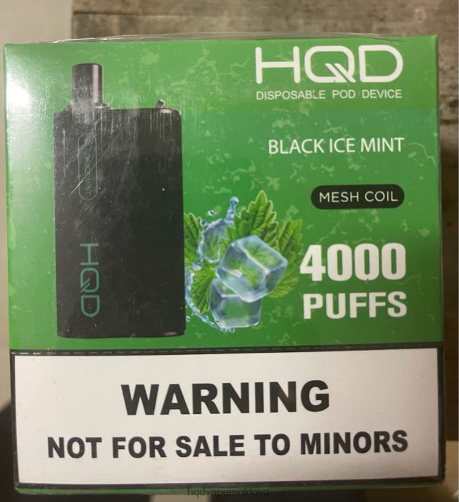 HQD BOX 4000 pufuri menta neagra de gheata 4864Z108 HQD Vapes
