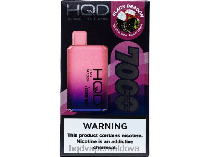 HQD CUVIE BAR de unică folosință Dragon negru 4864Z131 HQD Vape Moldova