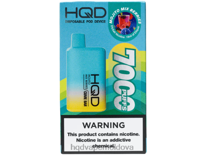 HQD CUVIE BAR de unică folosință amestec de mojito cu fructe de padure 4864Z224 HQD Vape Store