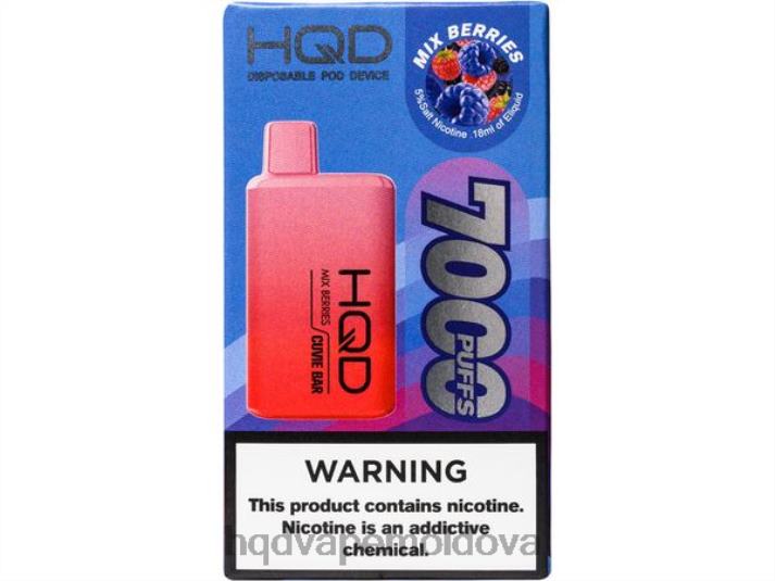 HQD CUVIE BAR de unică folosință amestecați fructele de pădure 4864Z222 HQD Vape Chișinău