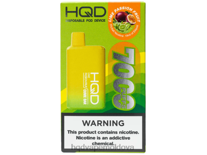 HQD CUVIE BAR de unică folosință lime fructul pasiunii 4864Z207 Best HQD Flavors