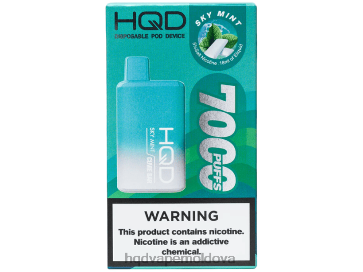 HQD CUVIE BAR de unică folosință menta cerului 4864Z249 HQD Vape Factory