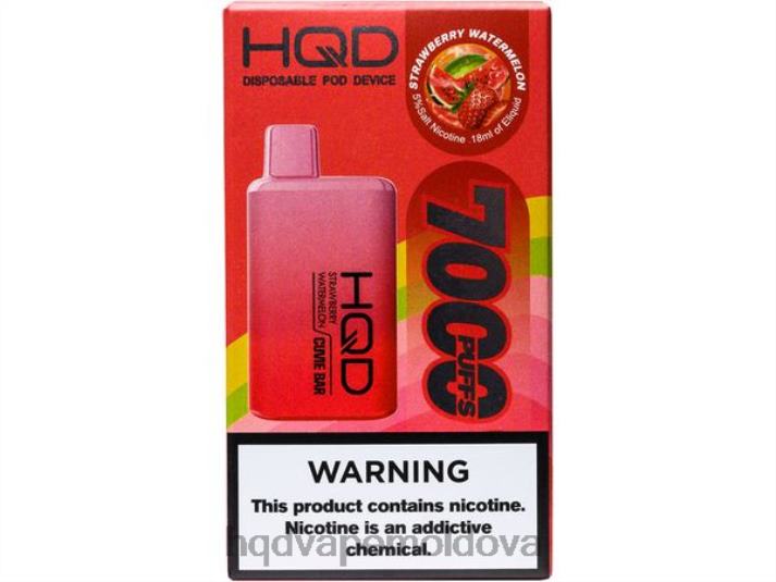HQD CUVIE BAR de unică folosință pepene verde căpșuni 4864Z260 HQD Disposable Vape