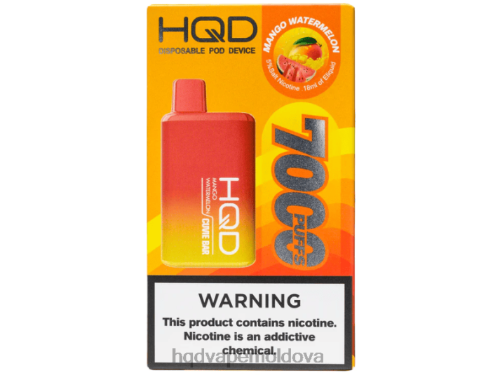 HQD CUVIE BAR de unică folosință pepene verde mango 4864Z218 HQD Vapes