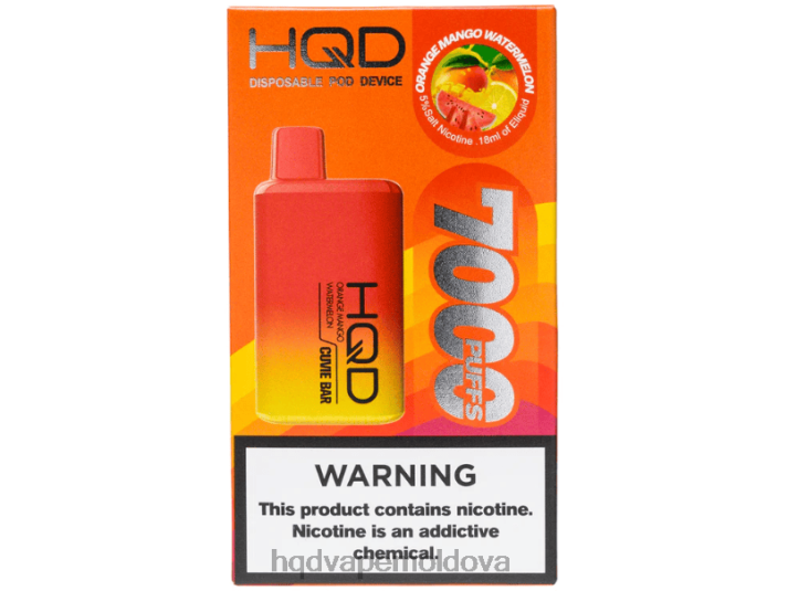 HQD CUVIE BAR de unică folosință portocaliu mango pepene verde 4864Z227 Best HQD Flavors