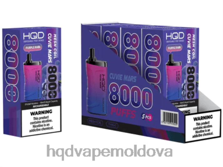 HQD CUVIE MARS de unică folosință ploaie violet 4864Z239 HQD Vape Factory