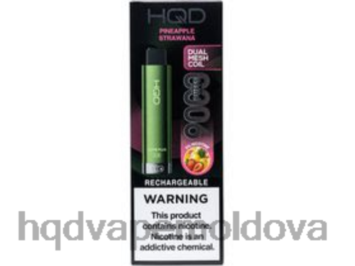 HQD CUVIE PLUS 2.0 de unică folosință strawnana de ananas 4864Z235 HQD Aroma