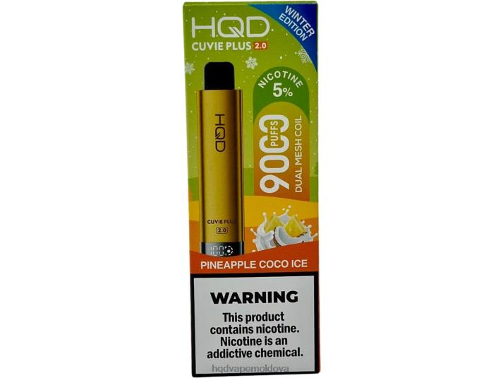 HQD CUVIE PLUS 2.0 (ediția de iarnă) gheață de coco de ananas 4864Z233 HQD MD