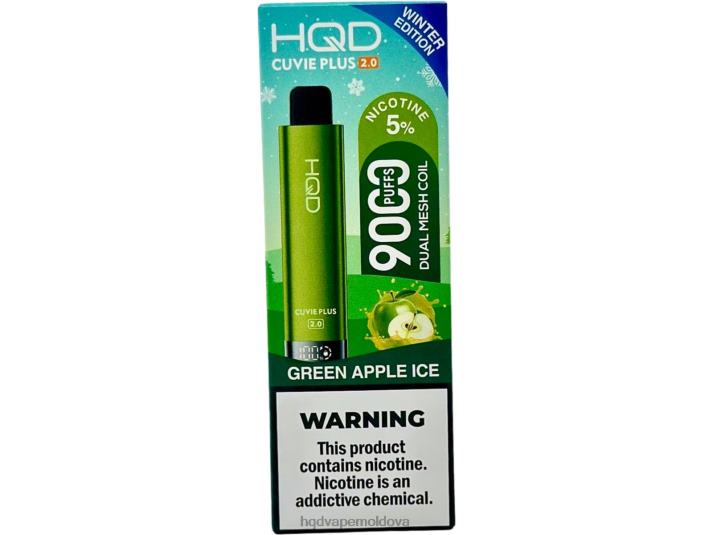 HQD CUVIE PLUS 2.0 (ediția de iarnă) gheata de mere verde 4864Z172 HQD Vape Chișinău