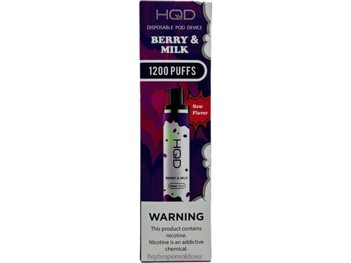 HQD CUVIE PLUS de unică folosință fructe de pădure și lapte 4864Z130 HQD Disposable Vape