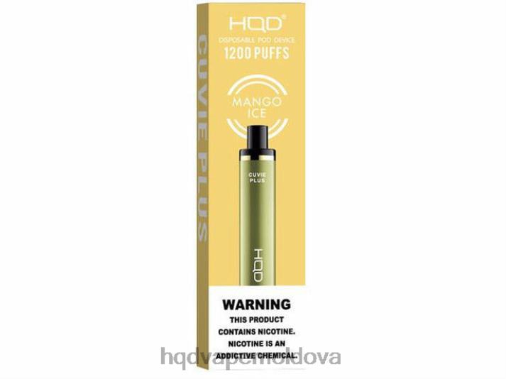 HQD CUVIE PLUS vapa de unică folosință gheata de mango 4864Z216 HQD Sale