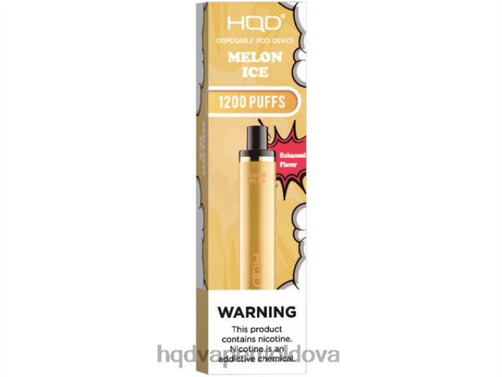 HQD CUVIE PLUS vapa de unică folosință gheata de pepene galben 4864Z219 HQD Vape Factory