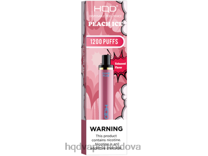 HQD CUVIE PLUS vapa de unică folosință gheata de piersici 4864Z230 HQD Disposable Vape