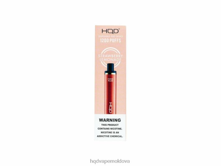 HQD CUVIE PLUS vapa de unică folosință limonada de capsuni 4864Z257 Best HQD Flavors
