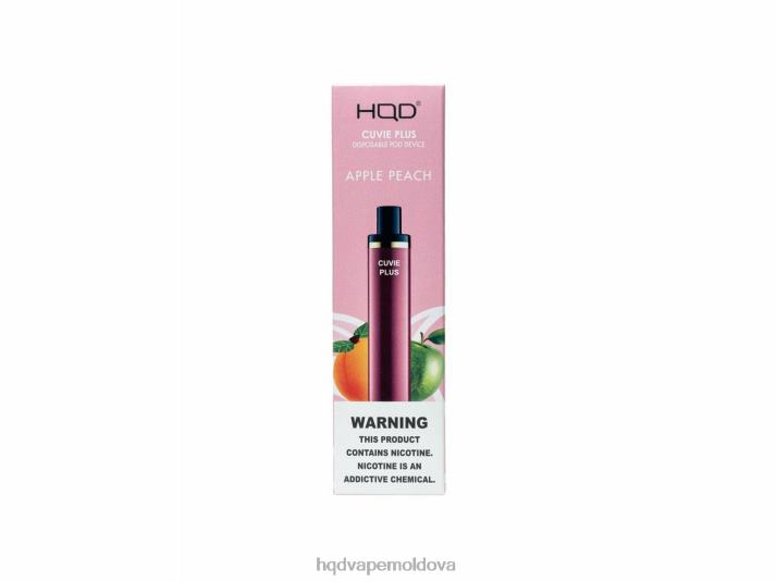 HQD CUVIE PLUS vapa de unică folosință măr piersic 4864Z127 Best HQD Flavors