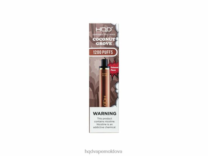HQD CUVIE PLUS vapa de unică folosință planta de cocos 4864Z157 Best HQD Flavors