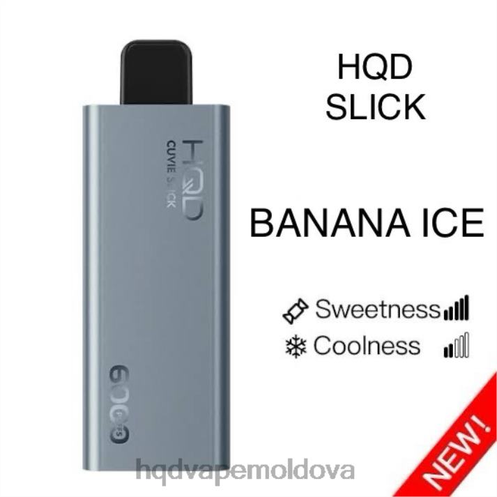 HQD CUVIE SLICK 6000 pufuri gheață de banane 4864Z20 HQD Disposable Vape