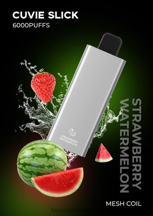 HQD CUVIE SLICK 6000 pufuri pepene rosu de căpșuni 4864Z37 Best HQD Flavors
