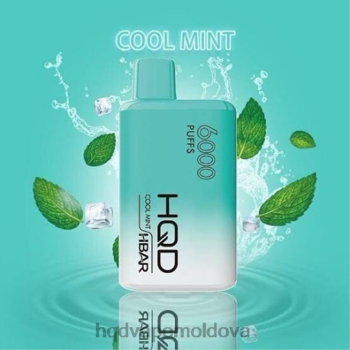 HQD HBAR 6000 pufuri menta rece 4864Z48 HQD Vapes
