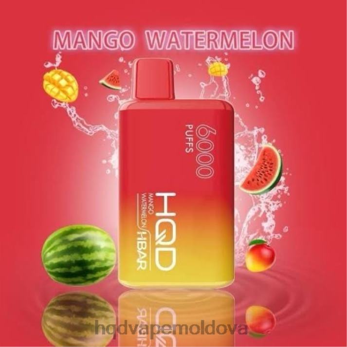 HQD HBAR 6000 pufuri pepene verde mango 4864Z55 HQD Aroma