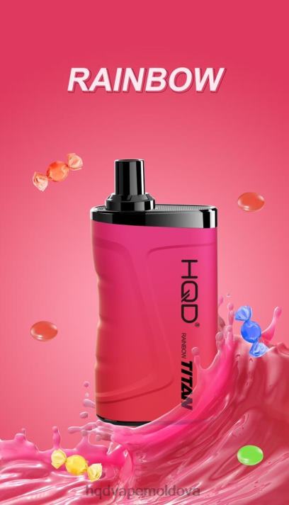 HQD TITAN 7000 pufuri curcubeu 4864Z7 Best HQD Flavors