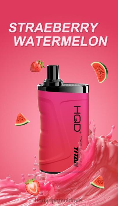 HQD TITAN 7000 pufuri pepene verde căpșuni 4864Z9 HQD Vape Factory